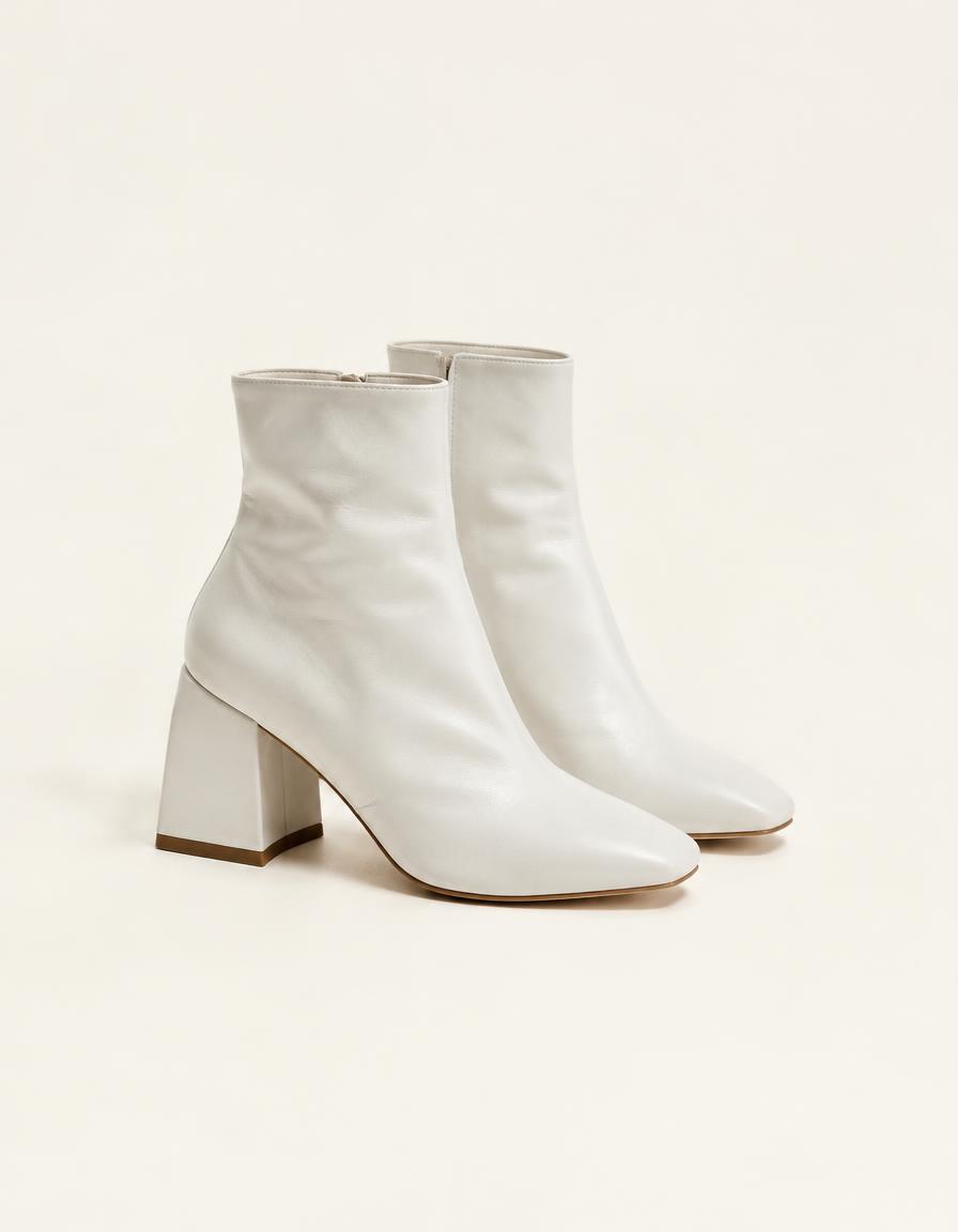Designer Leather Ankle Boots